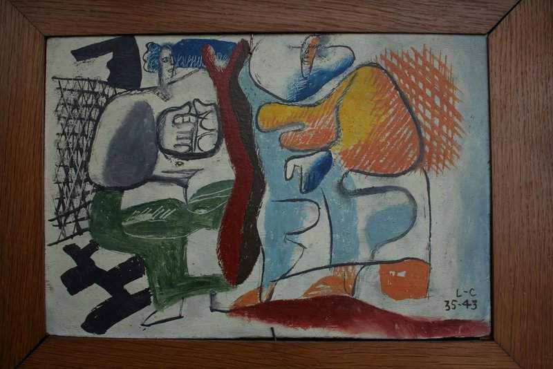 Le Corbusier Deux Femmes Debout Au Tronc D Arbre 1935-1943