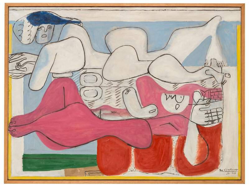 Le Corbusier, Deux femmes étendues, 1936-1940