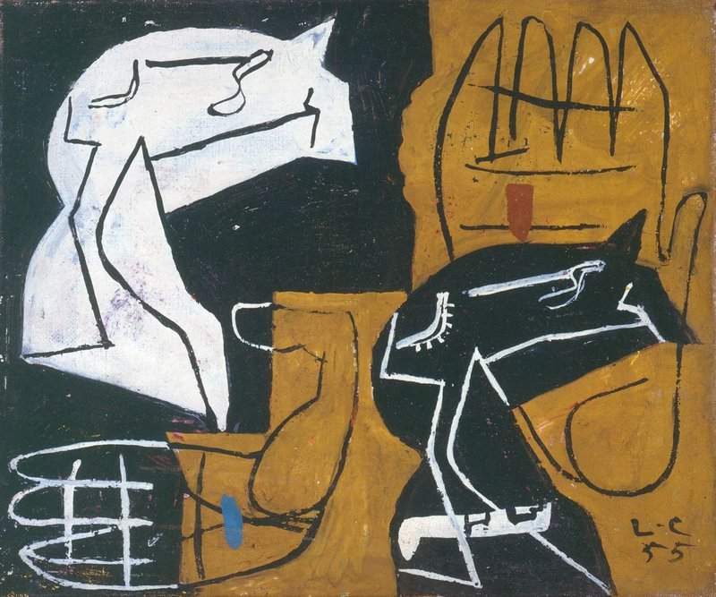 Le Corbusier Etude Quatre Mains Lithographies 1955