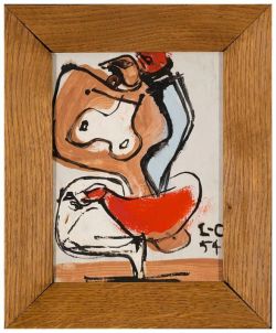 Peinture sur toile de Le Corbusier Femme 1954 reproduction peinte à la main