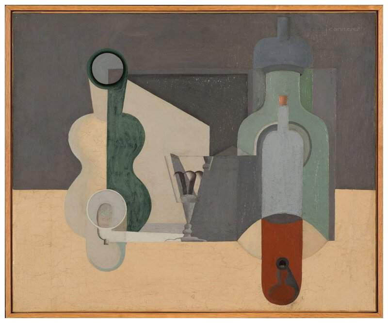 Le Corbusier La Bouteille De Vin Orange 1922