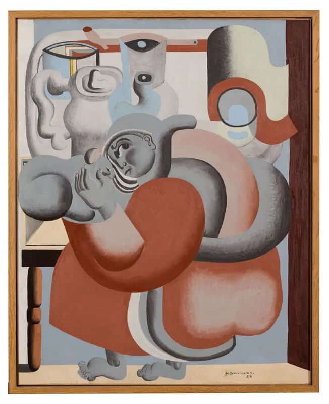 Le Corbusier, La dame au chat et à la théière, 1928