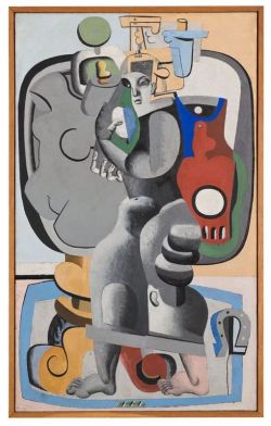 Peinture sur toile de Le Corbusier La Femme Au Gu Ridon Et Au Fer Cheval 1928 reproduction peinte à la main