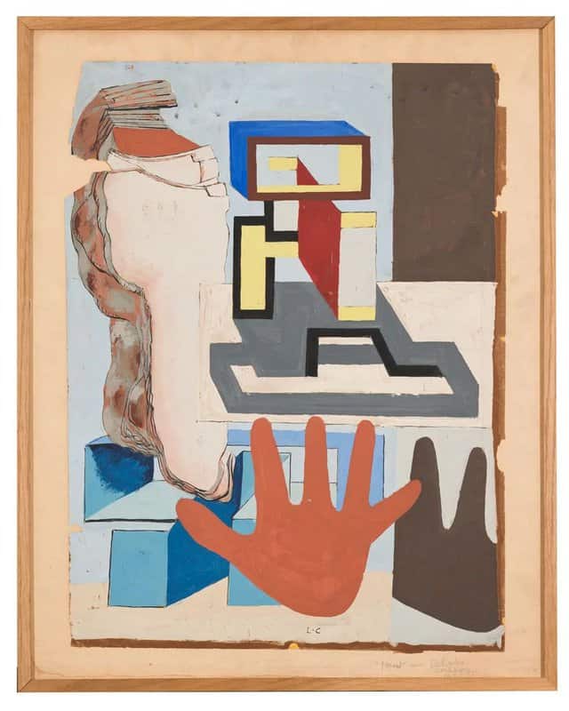 Le Corbusier, La main et la boite d'allumettes, 1932