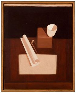 Peinture sur toile de Le Corbusier Le Bol Rouge 1919 reproduction peinte à la main