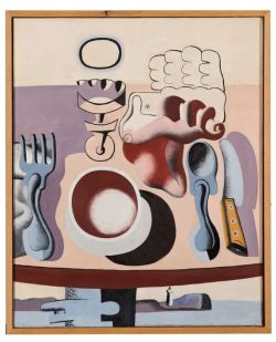 Peinture sur toile de Le Corbusier, Le déjeuner près du phare, 1928 reproduction peinte à la main