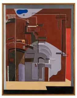Peinture sur toile de Le Corbusier Saint Sulpice reproduction peinte à la main