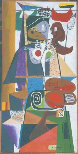 Peinture sur toile de Le Corbusier Taureau IX 1954 reproduction peinte à la main