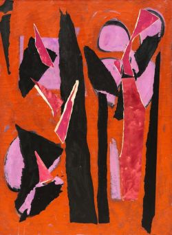 Lee Krasner Desert Moon 1955 reproduction peinte à la main