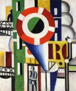Peinture sur toile de Leger A Disc In The City reproduction peinte à la main