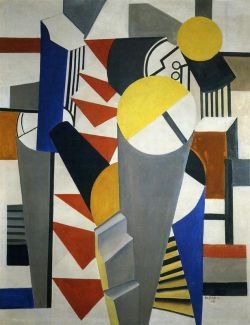 Peinture sur toile de Leger Composition - 1918 reproduction peinte à la main