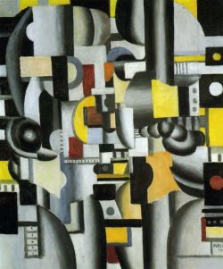 Peinture sur toile de Leger Composition - 1920 reproduction peinte à la main