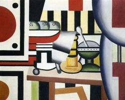 Peinture sur toile de Leger Pear Compotoir reproduction peinte à la main