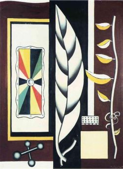 Peinture sur toile de Leger Still Life Composition Leaf reproduction peinte à la main