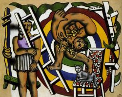 Peinture sur toile de Leger The Acrobat And His Partner reproduction peinte à la main