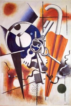 Peinture sur toile de Leger The Composition With The Umbrella reproduction peinte à la main