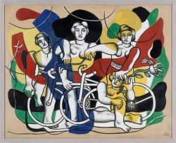Peinture sur toile de Leger The Four Cyclists reproduction peinte à la main