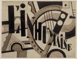 Peinture sur toile de Leger The Inhuman reproduction peinte à la main