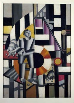 Peinture sur toile de Leger The Man With The Pipe reproduction peinte à la main