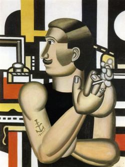 Peinture sur toile de Leger The Mechanic reproduction peinte à la main