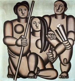 Peinture sur toile de Leger Three Characters reproduction peinte à la main