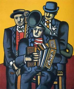 Peinture sur toile de Leger Three Musicians reproduction peinte à la main