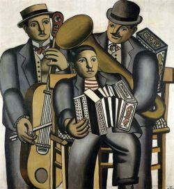 Peinture sur toile de Leger Three Musicians - 1930 reproduction peinte à la main