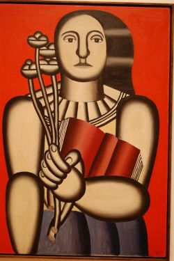 Peinture sur toile de Leger Woman With A Book reproduction peinte à la main