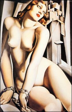 Peinture sur toile de Lempicka Andromeda reproduction peinte à la main