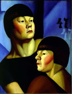 Peinture sur toile de Lempicka Double 47 reproduction peinte à la main