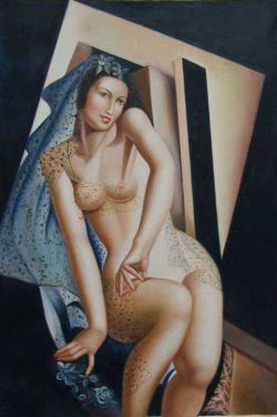 Peinture sur toile de Lempicka Not Identified Ii reproduction peinte à la main