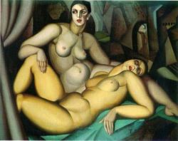 Peinture sur toile de Lempicka Perspective reproduction peinte à la main