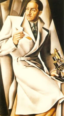 Peinture sur toile de Lempicka Portrait Of Dr. Boucard reproduction peinte à la main