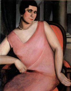 Peinture sur toile de Lempicka Portrait Of Madame Zanetos reproduction peinte à la main