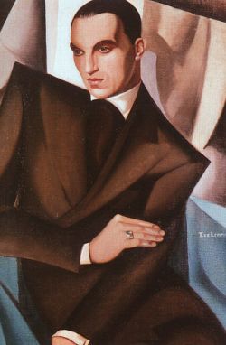 Peinture sur toile de Lempicka Portrait Of Marquis Sommi reproduction peinte à la main