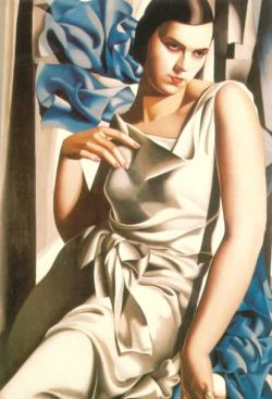 Peinture sur toile de Lempicka Portrait Of Mrs M reproduction peinte à la main