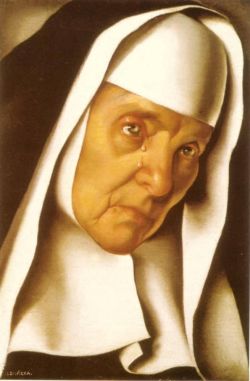 Peinture sur toile de Lempicka The Mother Superior reproduction peinte à la main