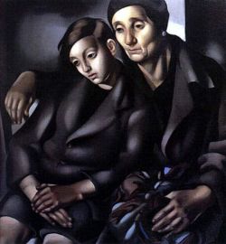 Peinture sur toile de Lempicka The Refugees reproduction peinte à la main