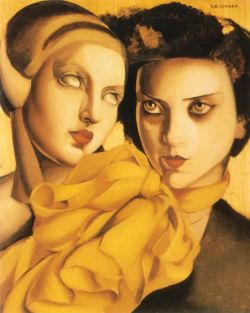 Peinture sur toile de Lempicka Young Ladies reproduction peinte à la main