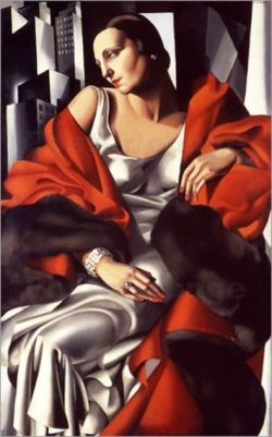 Peinture sur toile de Lempicks Portrait Of Mrs Boucard reproduction peinte à la main