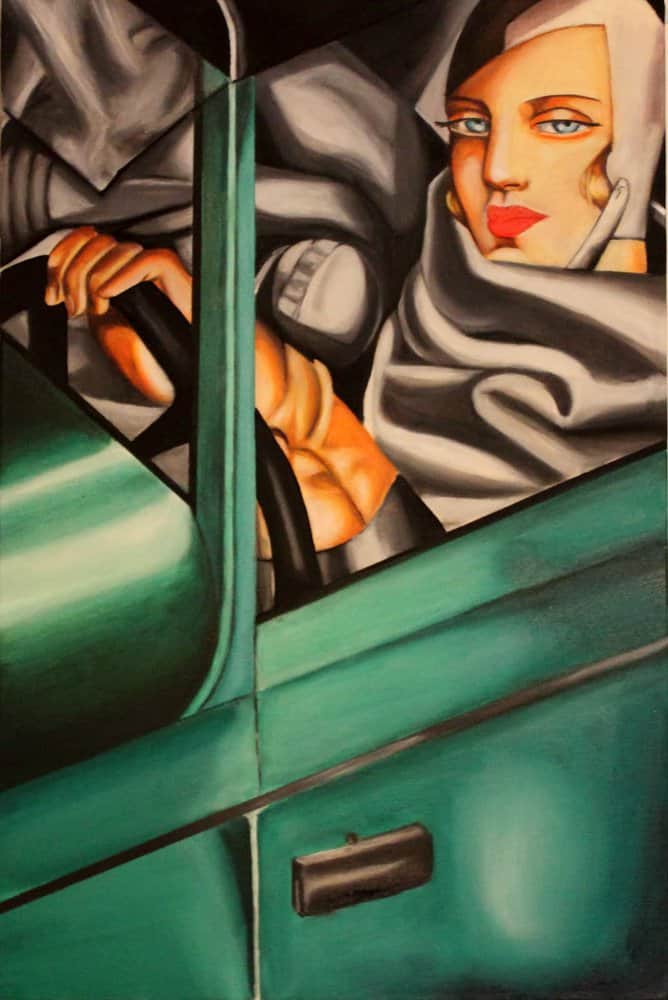Lenmpicks Tamara De Lempicka In The Green Bugatti Autoportrait