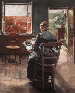 Leon Frederic La Encajera reproduction peinte à la main
