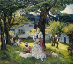 Leon Kroll, In the Country, 1916 reproduction peinte à la main