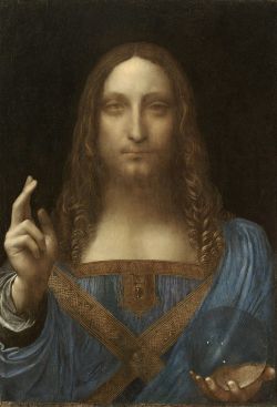 Peinture sur toile de Leonardo Da Vinci Salvator Mundi reproduction peinte à la main
