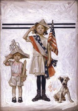 Peinture sur toile de Leyendecker Joseph Christian 4th Of July 1913 reproduction peinte à la main