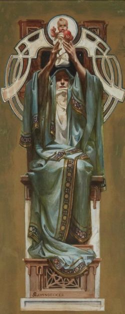 Peinture sur toile de Leyendecker Joseph Christian Illustration For The Rosicrucian Order 1902 reproduction peinte à la main