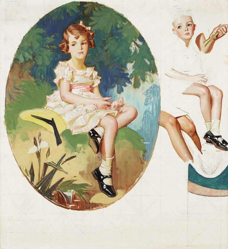 Leyendecker Joseph Christian Portrait Of A Young Girl
