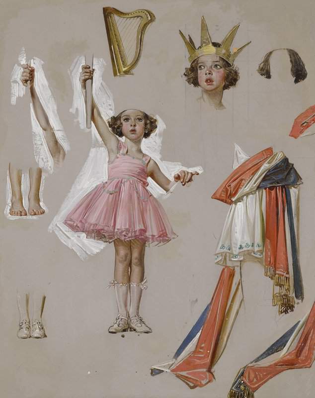 Leyendecker Joseph Christian Study For Irish Liberty Ca. 1922