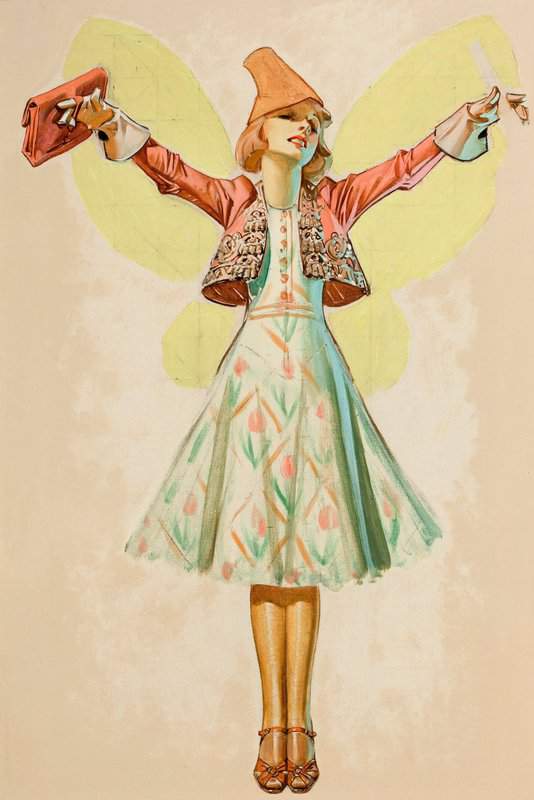 Leyendecker Joseph Christian Study For Saturday Evening Post Cover