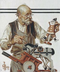 Peinture sur toile de Leyendecker Joseph Christian The Toymaker 1920 reproduction peinte à la main